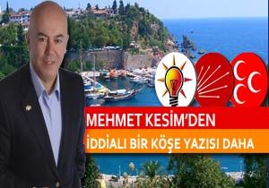 Mehmet Kesim Antalya Bykehir Adaylarn Yazd